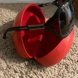 Valentino Womens black glasses